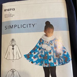 Simplicity sewing pattern